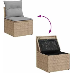 vidaXL, Gartentisch + Balkontisch, Garten-Sofaset
