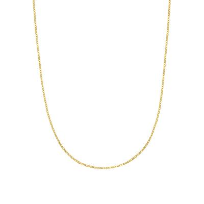 Collierkettchen AMOR "Classics, Ankerkettengliederung", gold (goldfarben), Halsketten, Damen, Gelbgold 375, L: 45