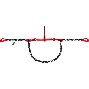 SAS Zurrkette 1430009, mit Gabelkopfhaken & Ratschspanner, Ø 13 mm x 4 m, 2-teilig, Güteklasse 8, bis 10000kg / 10000daN