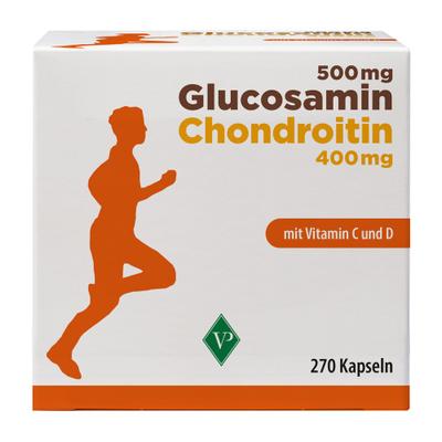 Glucosamin 500 mg+Chondroitin 400 mg Kapseln 270 St