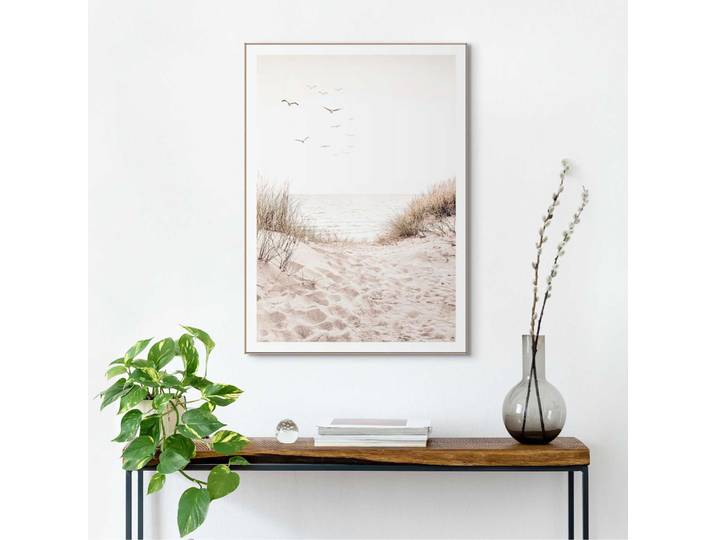 Kunstdruck REINDERS Dünen , beige (farbe bild(er): beige), B:50cm H:70cm T:1,6cm, MDF, Bilder, Kunstdruck