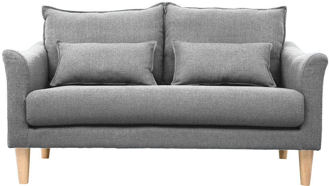 Miliboo Design-Sofa 2 Plätze Grau KATE