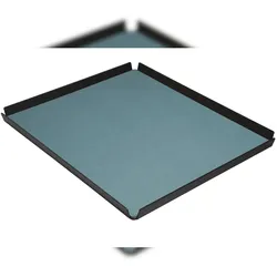 Stil Casa, Set 6 Tabletts pro Hotelzimmer, Innenraum aus Polyurethan gepaart, 29x35 cm, Farbe hellblau (sky)