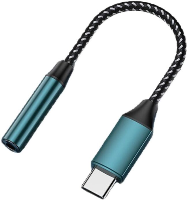 INF Type-C-auf-3,5mm-Adapter kompatibel mit Apple, Huawei, Samsung — CX31993 DAC & MAX97220 Verstärker, 32bit/384kHz, 130dB