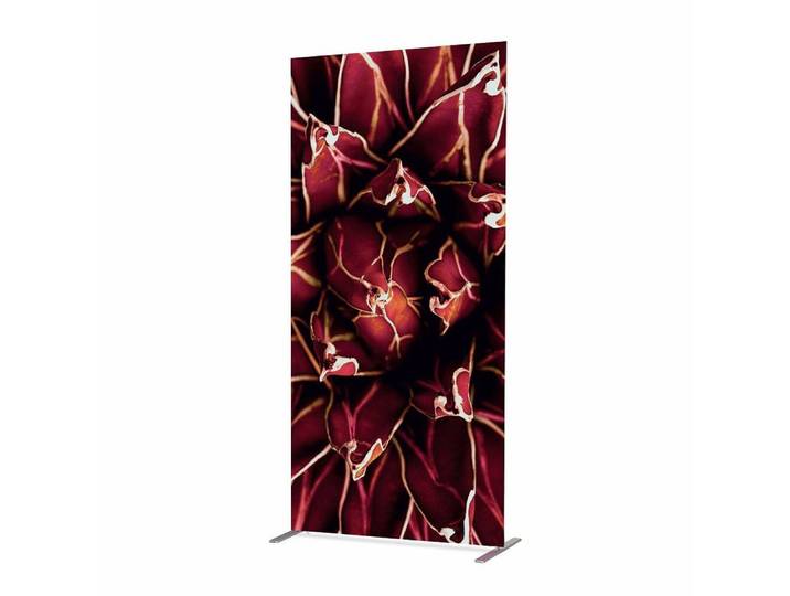Showdown Displays Paravent Showdown Textil Raumteiler Deco - 100x200cm - Kaktus Rot (1 St)