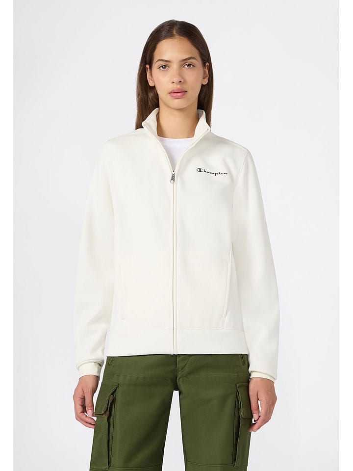 Champion Sweatjacke in Creme - S