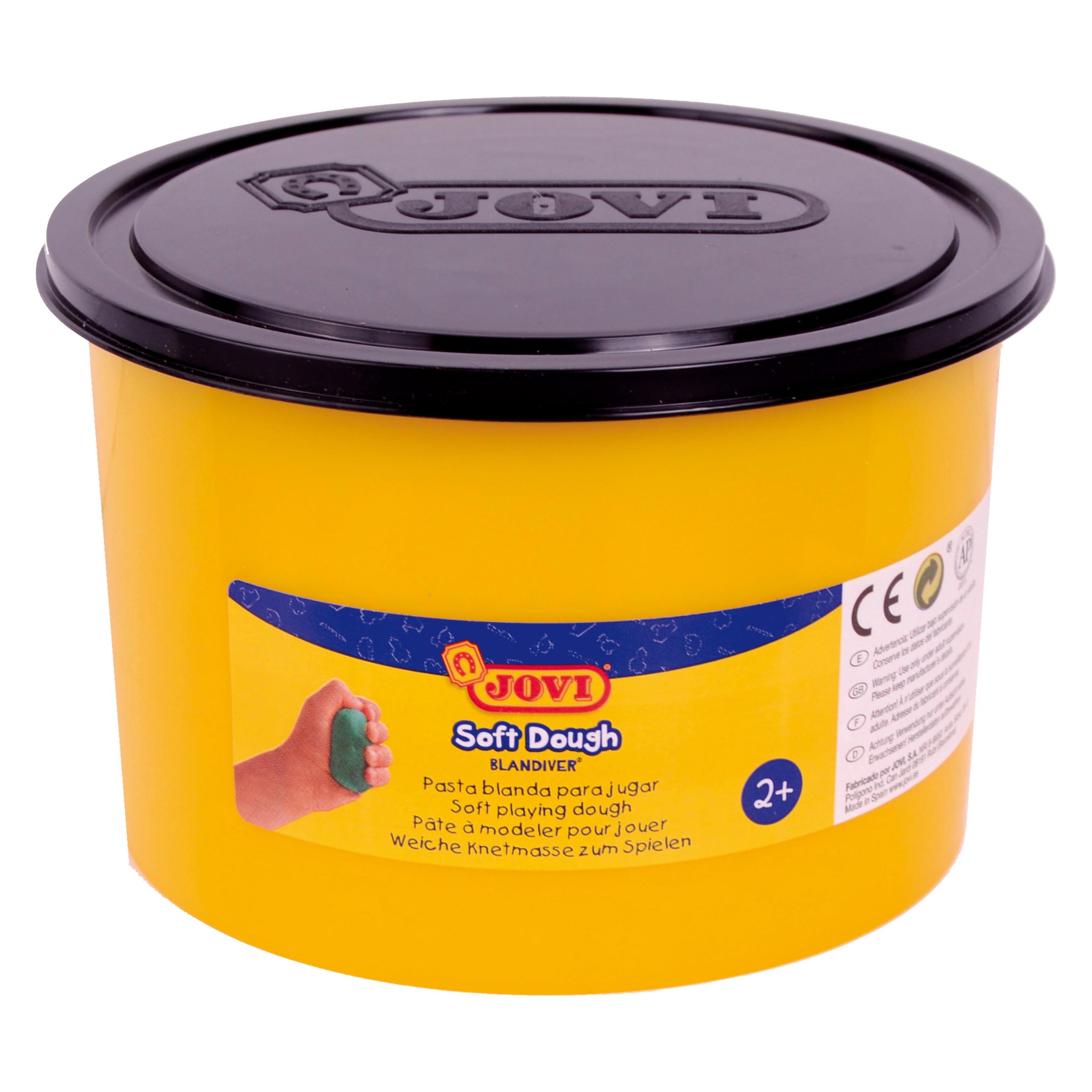Jovi Knetmasse Soft Dough Blandiver schwarz VE=460g Dose (46010)