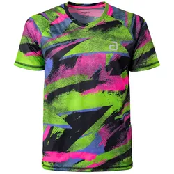 andro T-Shirt Likya grün/graffiti 3XS - 3XS