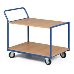 Tischwagen, 2 Holzspan-Etagen, Tragfähigkeit 300 kg