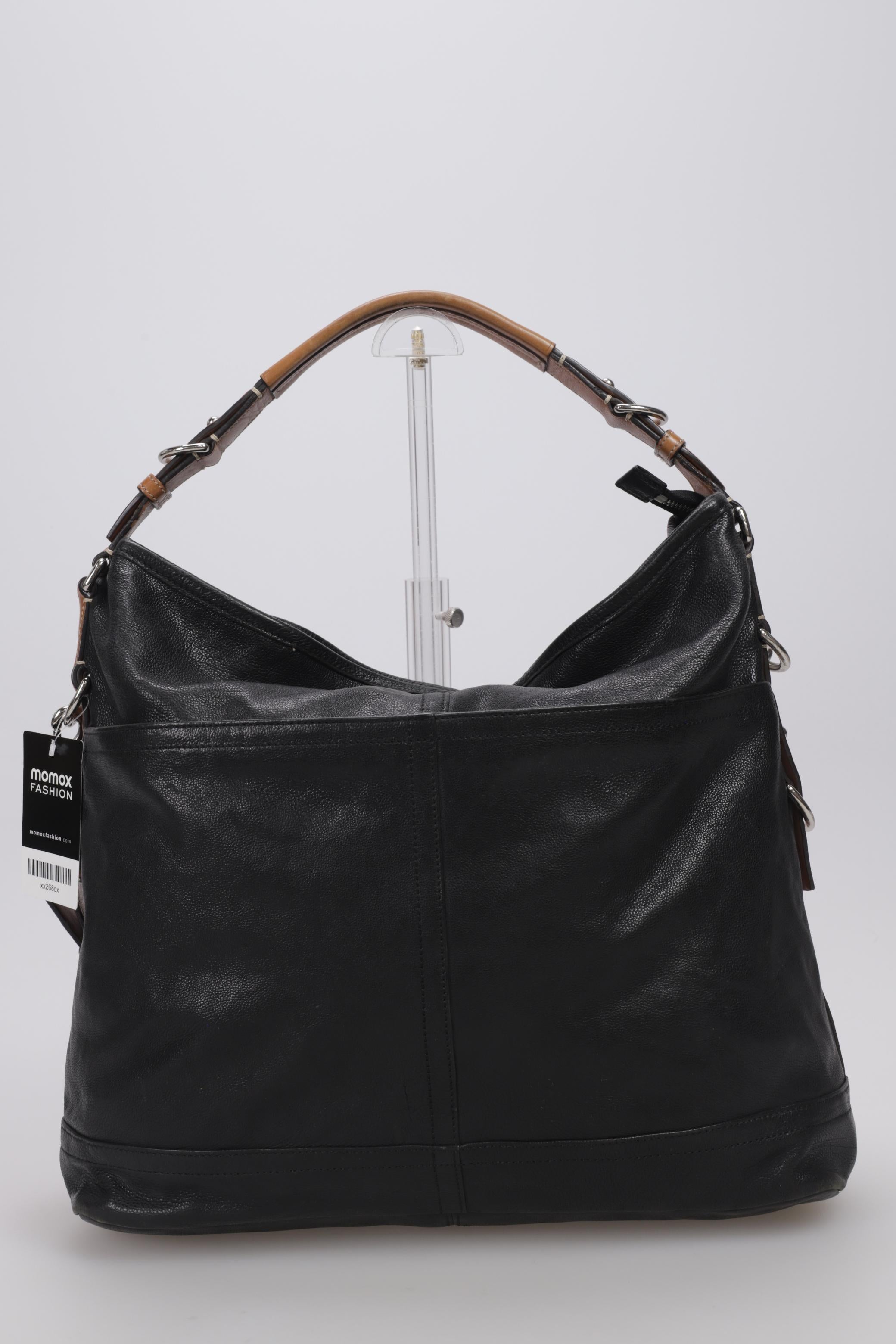 Coach Damen Handtasche gross Leder, Schwarz, Leder - Second Hand
