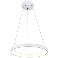 Deko Light Sculptoris 400 342189 Pendelleuchte LED LED fest eingebaut 30 W Verkehrsweiß (RAL 9016)