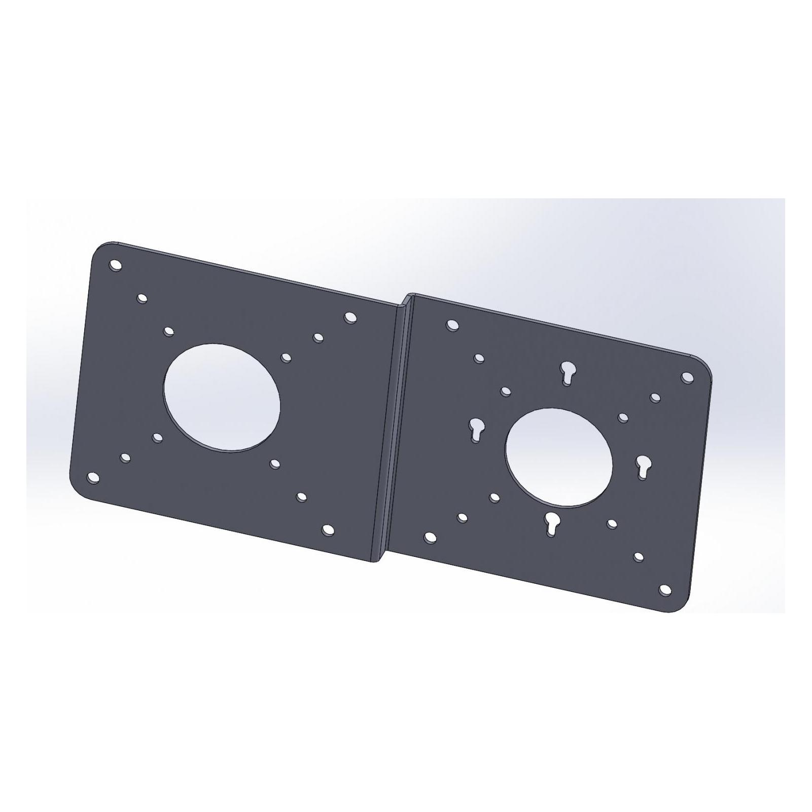 Allnet VESA Adapterplatte Mini-PC an Monitor-Halterung - Digitalkamera (Wand) (VESA_MINIPC_PLATE)
