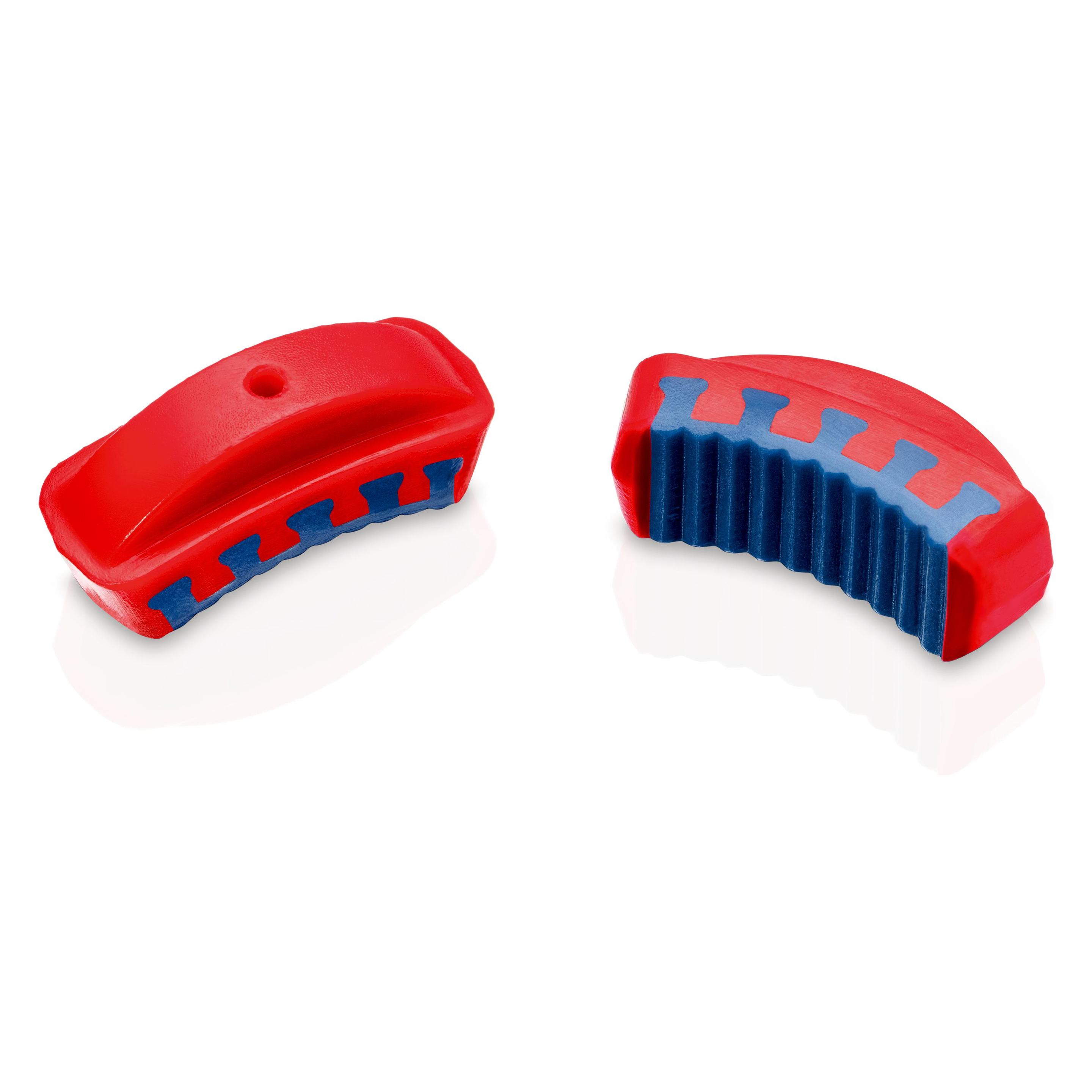 Knipex 2 Paar Kunststoffeinsätze 2K für 81 11 250 / 81 13 250 (120 mm) (81 19 250 V02)