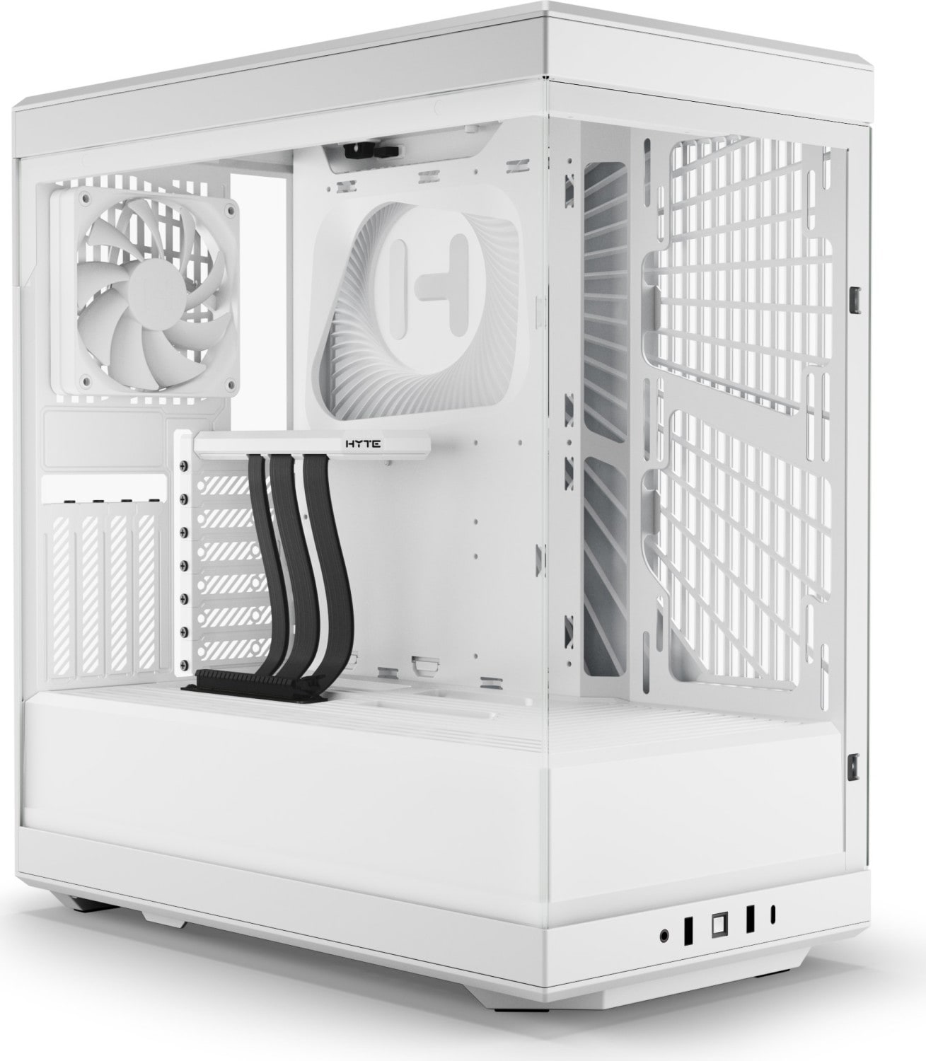 HYTE Y40 Gaming PC Gehäuse Midi-Tower Weiß Seitenfenster