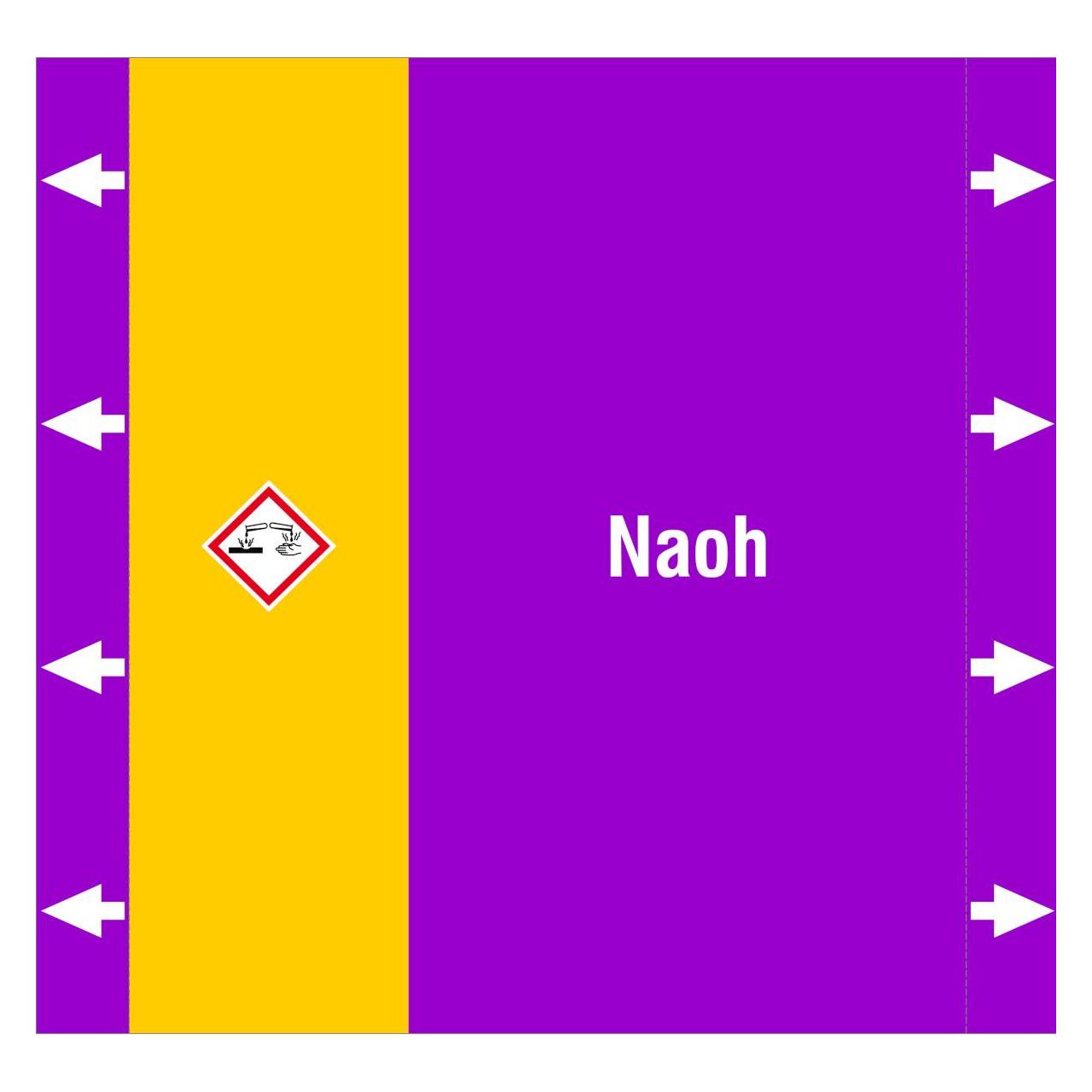 Brady ISO 20560 Rohrmarkierer - Laugen (318629)