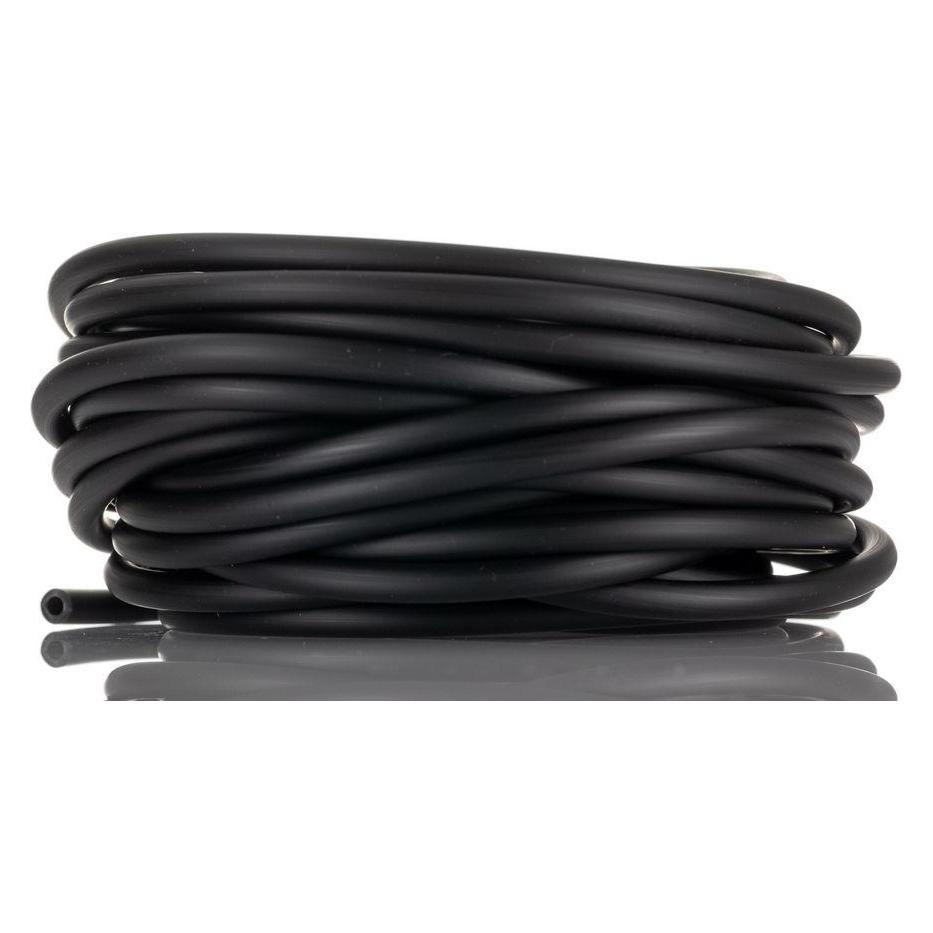 RS PRO Schlauch, Ø 3mm 6mm Schwarz PVC Übertragung 0 bar für Industrieausführung x 10m (317724)