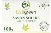 Estigreen Savon Solide Chanvre Revitalisant 100 g - Pain 100 g