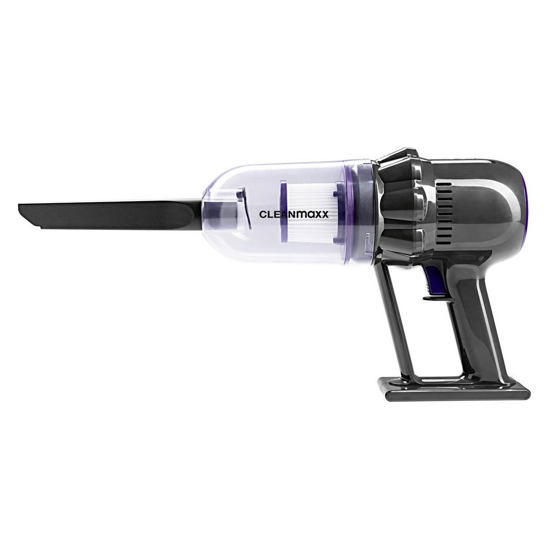 CleanMaxx Akku-Hand- und Stielsauger 14.8 V, Grau/Lila (15059)
