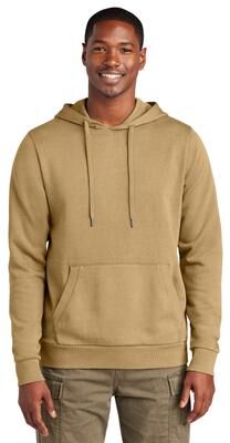District DT2200 Wash Fleece Hoodie in Golden Spice size Medium   Cotton/Polyester Blend