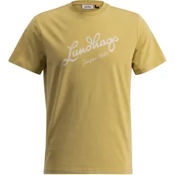 Lundhags Herren Järpen Logo T-Shirt - M - Straw