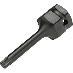 HAZET Schlag-, Maschinenschrauber Schraubendreher-Steckschlüsseleinsatz 995S6 Lang - 1/2 Zoll (12,5 - 995S6-T40LG