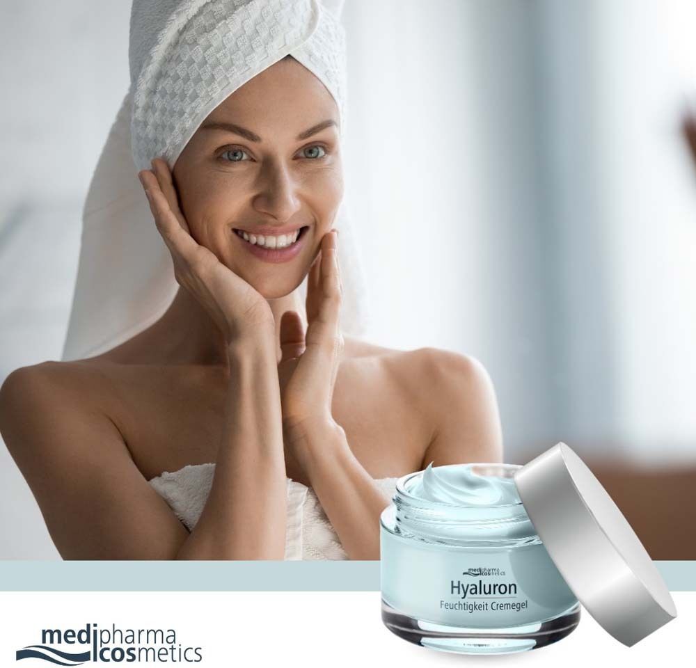 medipharma cosmetics Hyaluron 48h Feuchtigkeit Cremegel 50 ml Gel