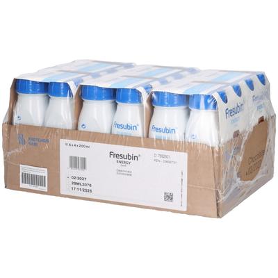Fresubin Energy Drink Schokolade Trinkflasche 6x4x200 ml Lösung