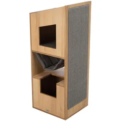 Trixie Cat Tower (105 cm, Braun, Grau), Katzenbaum