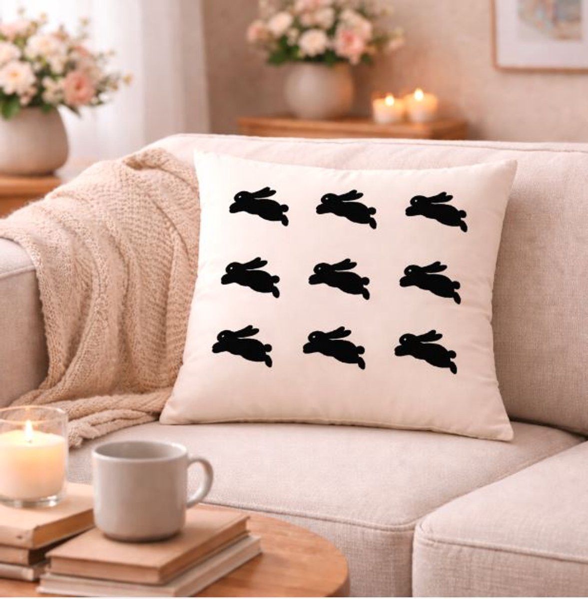 Hop & Harmony Collection Kussenhoes 45 x 45 cm
