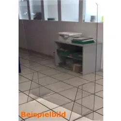 Kontaktschutz Schutzwand 1000 mm leicht zu reinigen, hochtransparent