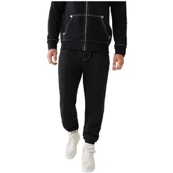 True Religion, Herren, Sporthose, Big T (XL), Weiss, Schwarz