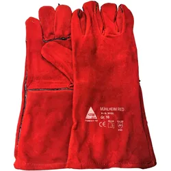 Schweisserhandschuh Mühlheim-Red Hase-Safety zum MAG-Schweissen und E-Handschweissen