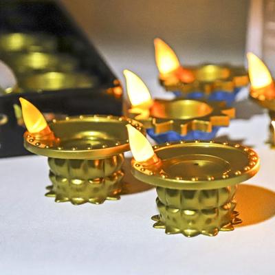 Uplift Treasures LED Floating Tea Light Candle Lamp For Diwali And Home Decor a