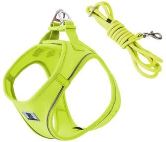 Inspire Essentials Adjustable Reflective Dog Harness And Leash Set 11 xxs