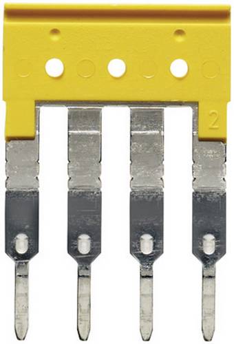 Weidmüller Querverbinder ZQV 2.5/4 1608880000-1 Gelb