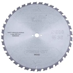 Metabo Sägeblatt power cut wood - classic TZ 15° / - Karton - 628649000