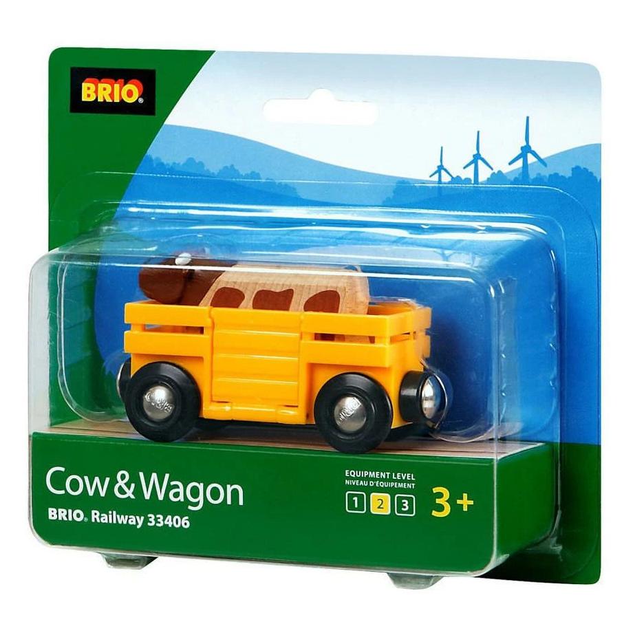 Brio Tierwagen mit Kuh (33406)