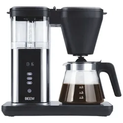 BEEM Kaffeemaschine Direct-Brew Glas - schwarz|silber