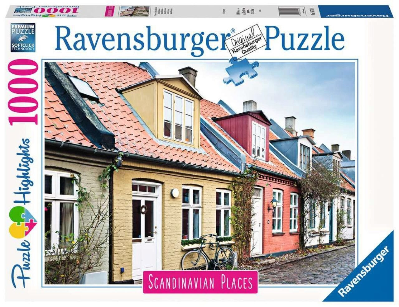 Ravensburger Puzzel Huizen in Aarhus Denemarken