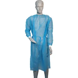 Besucherkittel Blau 10 ST