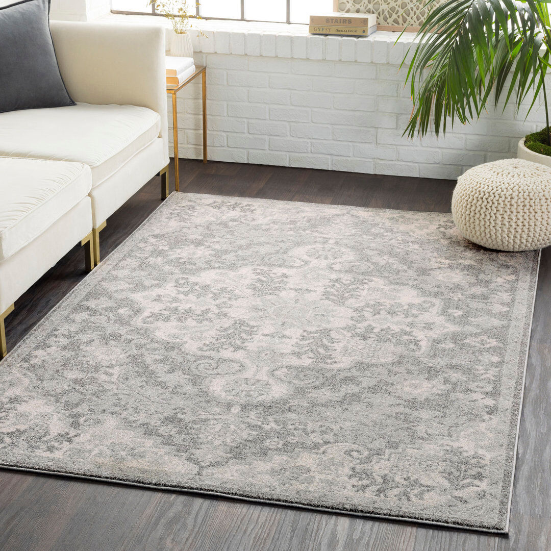 Blue Elephant Oriental Area Rug Beige;Black;Gray Rectangle 160 x 220 cm