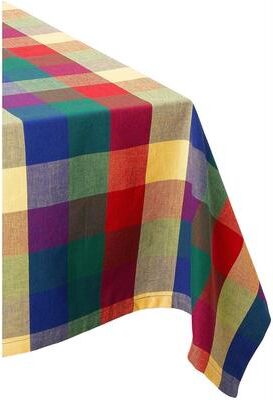 DII Checkers Kitchen Tablecloth
