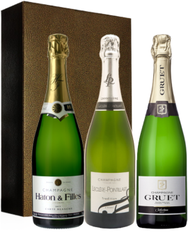 Vinatis Wein-Geschenkset - Champagner Top-Kundenbwertungen - 3 Fl. - 2.25L
