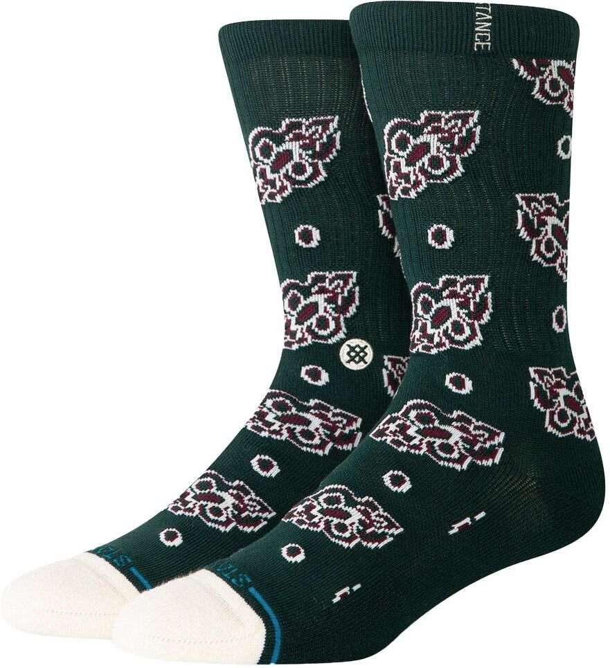 Stance  - Crew Sock II Pine Brocade Crew Pine - M - Chaussettes