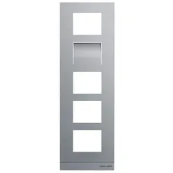 Busch-Jaeger 41385CF-A-03 Frontplatte Video, 1/5, aluminium 2TMA200160A0030 41385CFA03