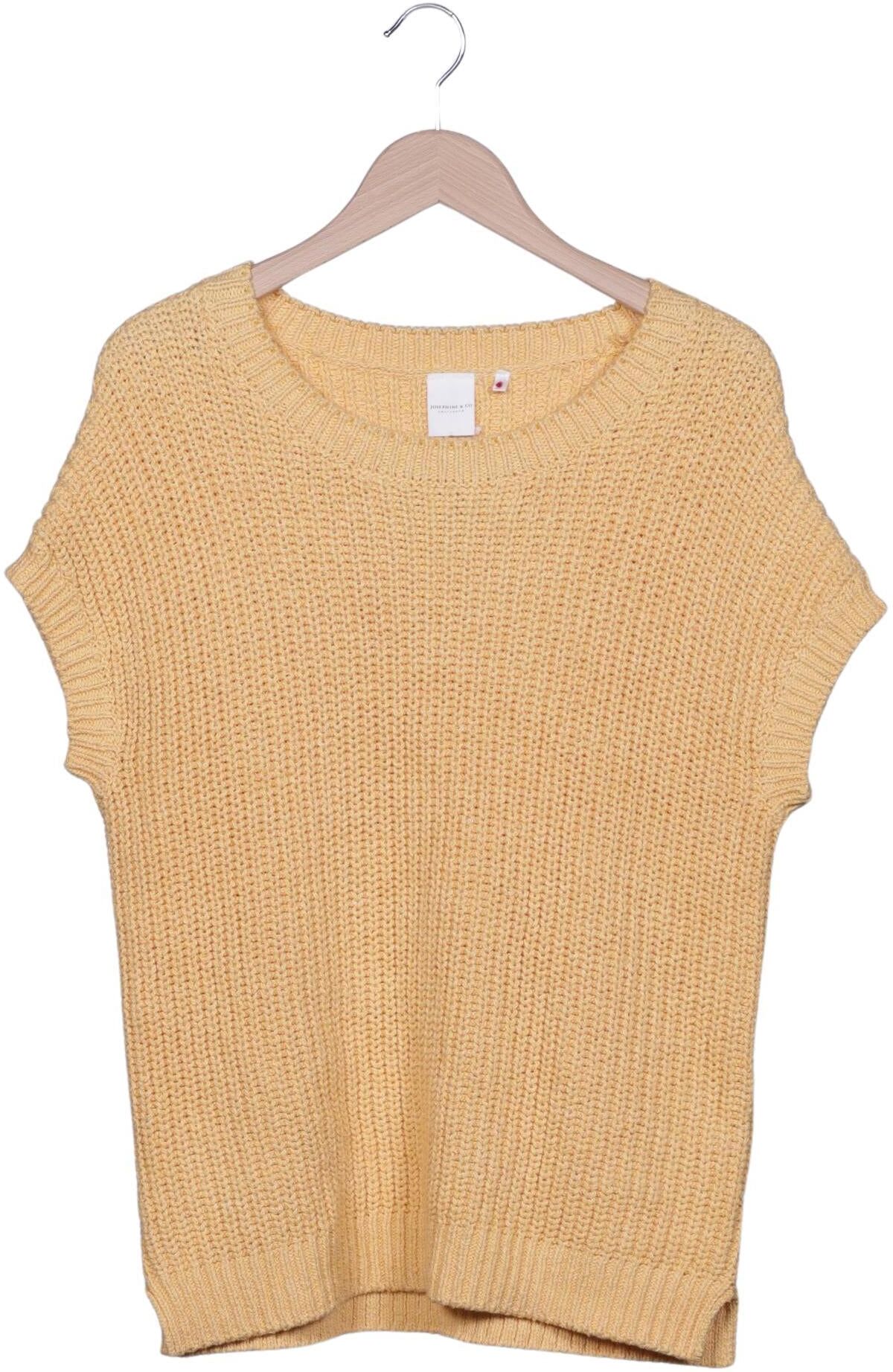 Josephine CO Damen Pullover, Gelb, Gr. S, Baumwolle / Synthetik - Second Hand