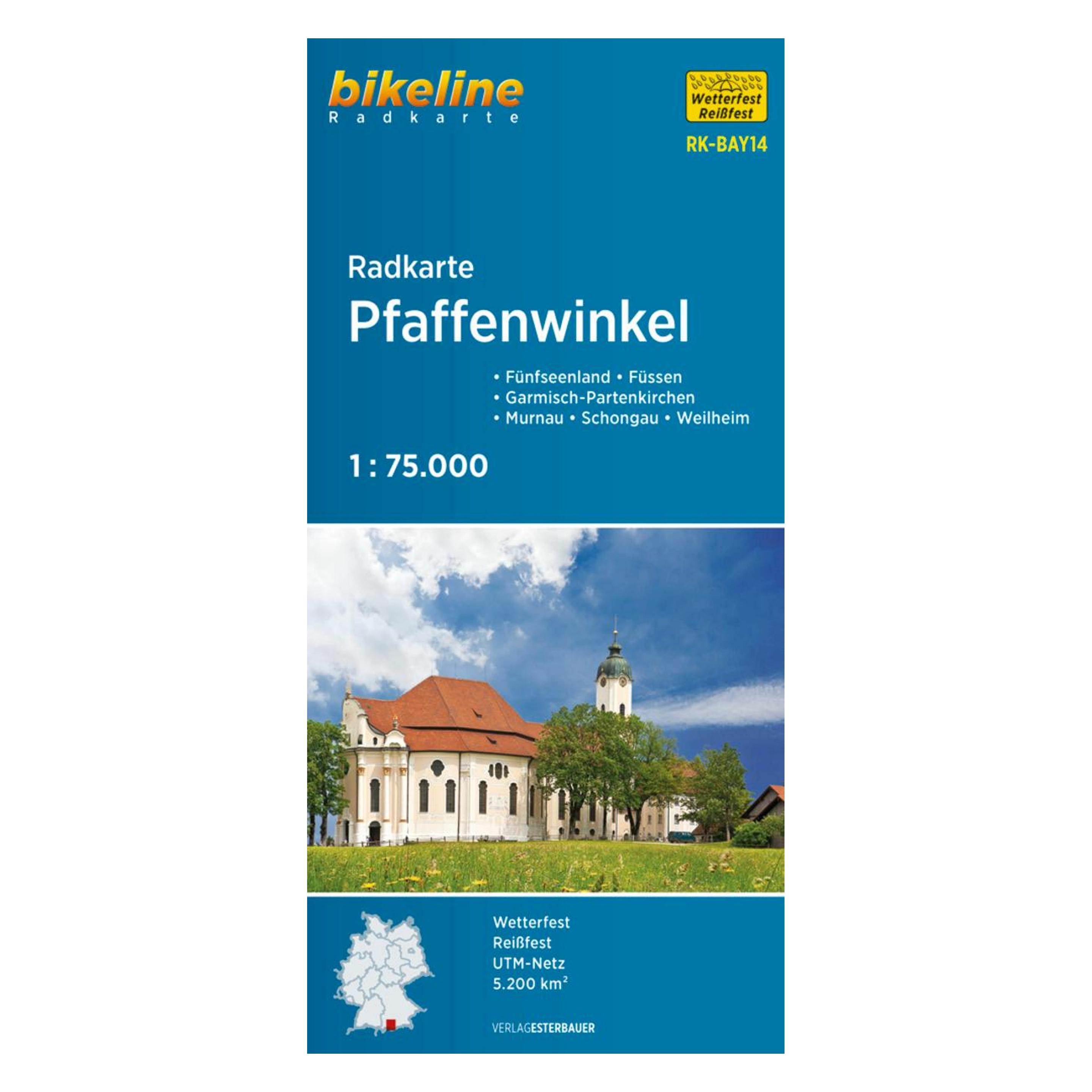 Esterbauer bikeline Radkarte Pfaffenwinkel (40597301)