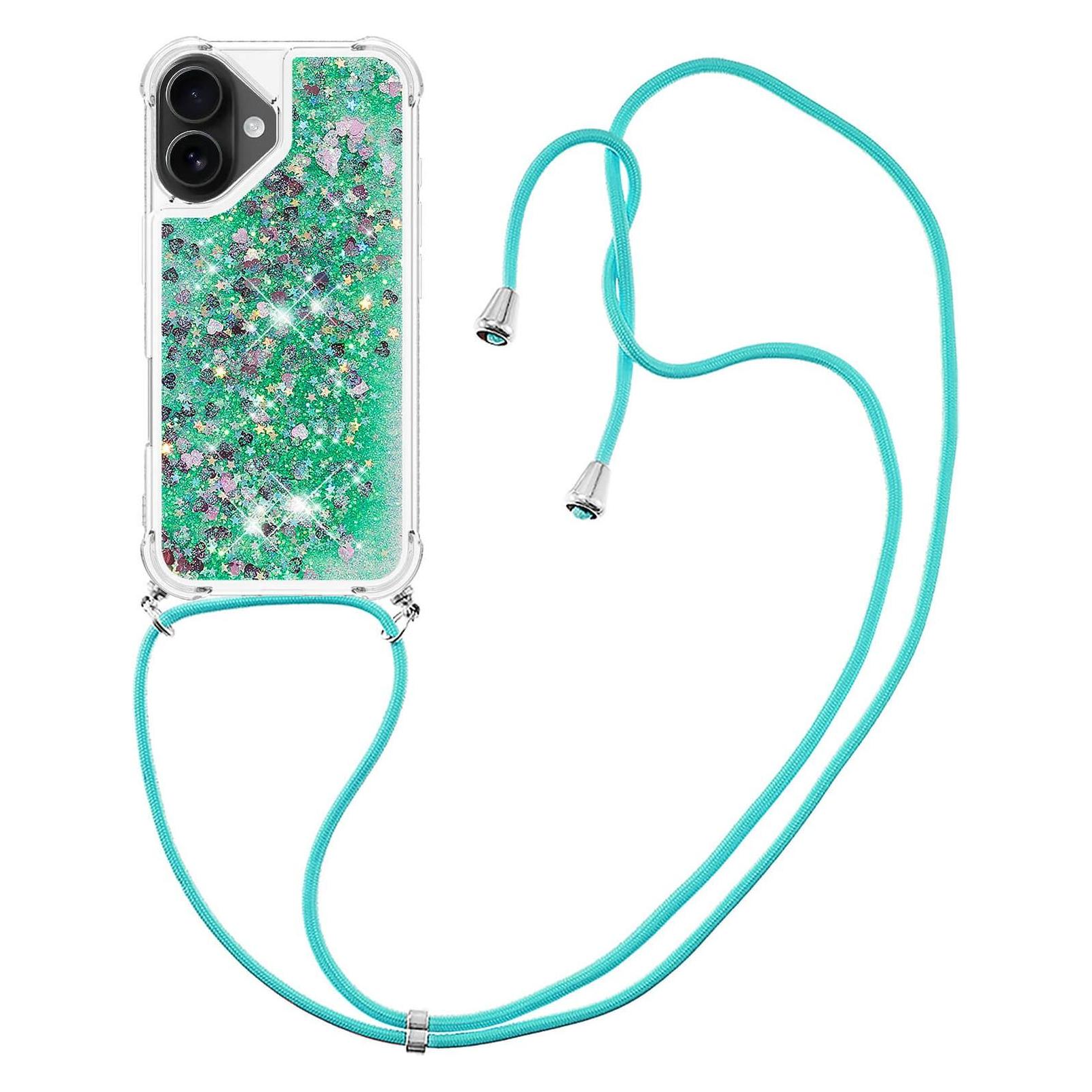 Cover-Discount iPhone 17 - Glitzer Hülle mit Kordel (Apple iPhone 17) (62883714)