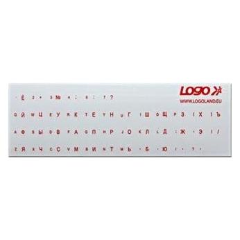 Logo Tastaturlabels für Tastatur, rot, kyrillisches Alphabet, Preis pro 1 Stk (1 Sticker) (53994152)