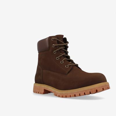Winterstiefel WRANGLER "FARON MEN HIGH", Damen, Gr. 41, braun (coffee bean), Leder, Synthetik, Schuhe Winterstiefel, aus Leder